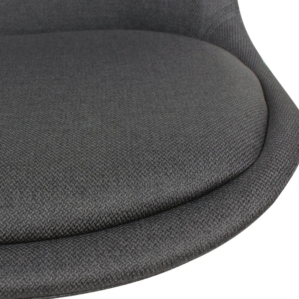 KADIMA DESIGN Schalenstuhl MESCHIO für Homeoffice, 360° Drehfunktion, max. 110 kg Belastung, in verschiedenen Farben Schwarz Outlet
