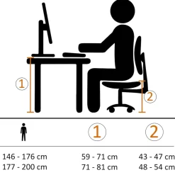 KADIMA DESIGN Schalenstuhl MESCHIO für Homeoffice, 360° Drehfunktion, max. 110 kg Belastung, in verschiedenen Farben Schwarz Outlet