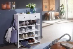 KADIMA DESIGN Schuhregal mit Schubladen und Fächern, Platz für 8-12 Paar Schuhe, 5 kg Belastbarkeit. Sale