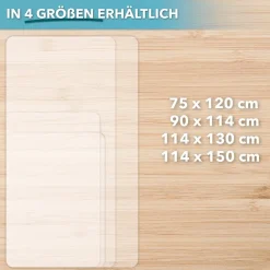 Karat Bodenschutzmatte | Für Hartböden | Aus recyceltem PET | Transparent Clearance