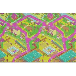 Karat Kinderspielteppich auf Maß | Campus | Grün Discount