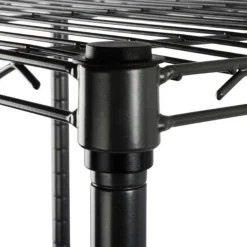 Metallregal Rocky | Pulverbeschichtet schwarz | 4 Böden ^ Karat New