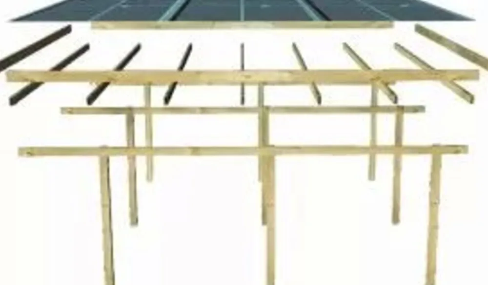 Karibu Holztechnik Karibu Doppelcarport "Twin Carport One" KDI Hot