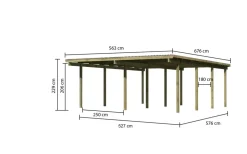 Karibu Holztechnik Karibu Doppelcarport