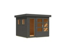 Karibu Holztechnik Karibu Gartenhaus Pentus 3,5 naturbelassen Discount
