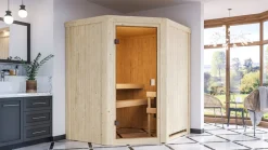 Karibu Innensauna Divna inkl. Saunaofen 3,6kW integr. Steuerung Best