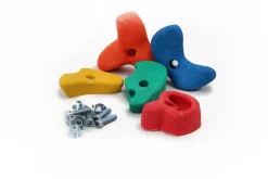 Karibu Holztechnik Karibu Klettersteine für Kletterwände bunt 5 Stück inkl. Befestigungsmaterial Sale