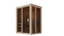 Karibu Holztechnik Karibu 68 mm Sauna Ida inkl. Ofen ,6 kW intgr. Strg Best