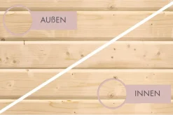 Karibu Holztechnik Karibu 68 mm Sauna Ida inkl. Ofen ,6 kW intgr. Strg Best