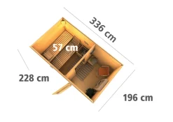 Karibu Holztechnik Karibu Saunahaus