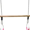 Karibu Schaukel Set Strickleiter Flexschaukel Schaukelscheibe Klettertau Trapezschaukel ^ Karibu Holztechnik Outlet