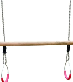 Karibu Schaukel Set Strickleiter Flexschaukel Schaukelscheibe Klettertau Trapezschaukel ^ Karibu Holztechnik Outlet
