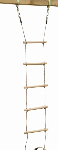 Karibu Schaukel Set Strickleiter Flexschaukel Schaukelscheibe Klettertau Trapezschaukel ^ Karibu Holztechnik Outlet