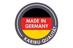 Karibu Spielturm Lotti Satteldach + Rutsche + Doppelschaukel ^ Karibu Holztechnik Clearance