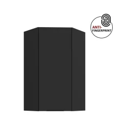 Küche ARIA Eckhängeschrank 60 cm, Höhe 90 Schwarz Küchenzeile Anti Fingerprint ^ Küchen-Preisbombe Sale