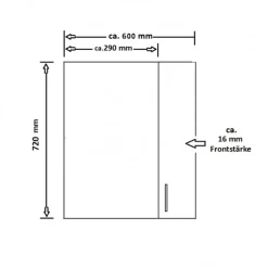 Küchen Eckschrank 60 cm Küche ARIA Graphite matt Anti Fingerprint Küchenzeile ^ Küchen-Preisbombe Discount
