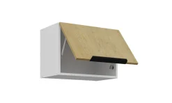 Küchen-Preisbombe Küchen Kurzhängeschrank 50 cm CREMONA Eiche hell + Weiß Küche Küchenzeile New