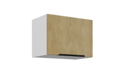 Küchen-Preisbombe Küchen Kurzhängeschrank 50 cm CREMONA Eiche hell + Weiß Küche Küchenzeile New
