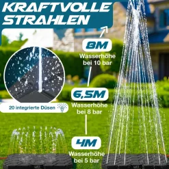 KESSER ® Bodendusche Geo Gartendusche, Dusche für alle - Groß, Klein & Vierbeiner, Rutschfest, UV- & Wetterfest, Rostfrei & Schimmelresistent, Steuerung über Fußrad, Inklusive Zubehör Anthrazit Sale