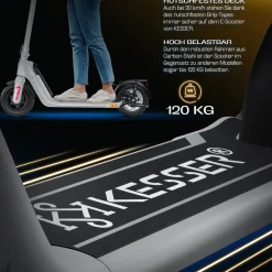 ® E-Scooter mit Straßenzulassung 40km Reichweite Faltbarer Elektro 36V / 10 Ah Batterie Roller Belastung bis 120kg 450W Motor 10