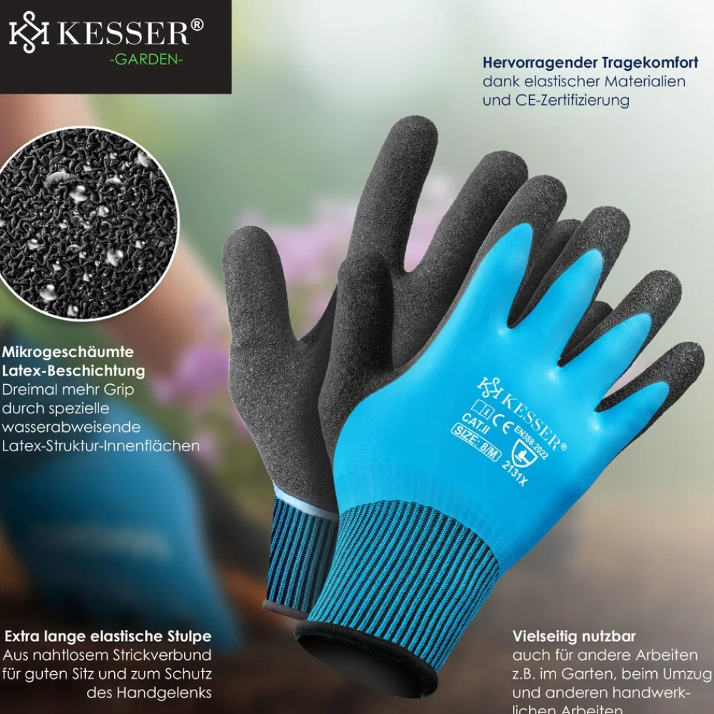 KESSER ® Pop-Up-Gartensack Laubsack Gartenabfallsack inkl. Handschuhe | Selbststehend mit Griffen Stabil Robust & Faltbar | Laubsäcke Rasenschnitt Gartensäcke für Gartenabfälle Grünschnitt Anthrazit / Schwarz Discount