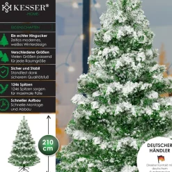 ® Weihnachtsbaum künstlich Tannenbaum Edeltanne Spritzguss PE ^ KESSER Outlet