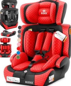® Autokindersitz Kindersitz Kinderautositz | Autositz Sitzschale | 9 kg - 36 kg 1-12 Jahre | Gruppe 1/2/3 | universal | zugelassen nach ECE R129/03 | 6 verschiedenen Farben | ^ KIDIZ New