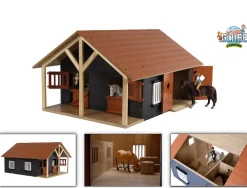 Kids Globe KidsGlobe Farming Pferdestall Holz, Maö´stab 1:24 - mit 2 Boxen, Werkstatt New