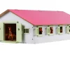 Kids Globe Farming Reiterhof mit 9 Pferdeboxen, Pferdehof aus Holz, mit Faltdach Best