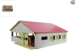 Pferdestall mit 3 Boxen und Reitplatz, Lünge: 62 cm ^ Kids Globe Best