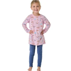Schiesser Kids Nightwear Mädchen Pyjama Rosa/Blau Outlet
