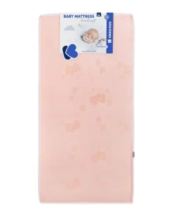 Kikkaboo Babybett Matratze CocoCraft Standard 120 x 60 x 15 cm 2 Lagen 3D-Schaum pink