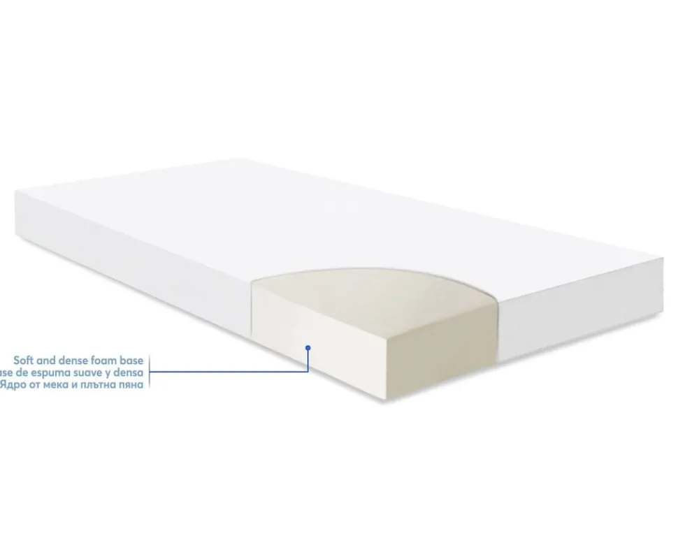 Babybett Matratze Fantasia Cloud 120 x 60 x 9 cm, Baumwollbezug ^ Kikkaboo Online