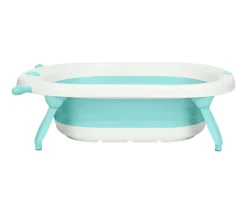 Kikkaboo faltbare Babybadewanne Foldy Wasserablauf leicht zu reinigen ab Geburt grün Sale