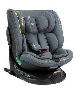 Kikkaboo Kindersitz i-Tour i-Size (40-150 cm) Gruppe 0+/1/2/3, Isofix, drehbar dunkelgrau schwarz Sale