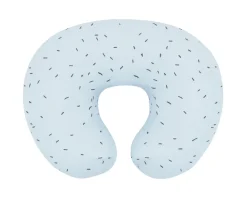 Kikkaboo Stillkissen Bear with me rund 50 cm, 100% Baumwolle, Bezug abnehmbar blau grün New