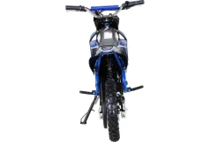 Actionbikes Motors Kinder-Crossbike Gepard, Elektro-Kindermotorrad, 500 Watt, bis 24 km/h, verstärkte Gabel, ab 8 J. Blau Clearance