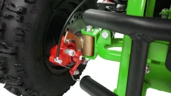 Actionbikes Motors Kinderquad Racer 1000, Pocket-Quad mit 1000 Watt Elektromotor, 3 Batterien, Stoßdämpfer, bis 24 km/h Schwarz/Grün New