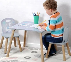 1 Kindertisch mit 2 Stühlen, FSC, Alpaka ^ Kesper Online