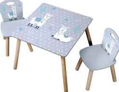 1 Kindertisch mit 2 Stühlen, FSC, Alpaka ^ Kesper Online