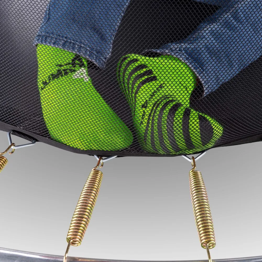 Trampolin Sicherheitsnetz für ULTIMATE PRO Gartentrampoline ø 244/305/366/427 cm - Mit Reißverschluss und Sicherheitsclips, UV beständig, Ersatznetz Fangnetz Schutznetz | ^ Kinetic Sports Discount