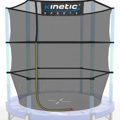 Kinetic Sports Trampolin Sicherheitsnetz für JUMPER 140 cm Kindertrampoline – Ersatz Fangnetz Netz mit Reißverschluss, UV-beständig, Indoor Sale