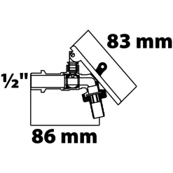 Wasserhahn Garten mit Bediensperre, Außenwasserhahn mit 1/2" Schlauchverbinder, Kugelhahn 1/2 zoll mit Schlauchverschraubung ^ Kirchhoff Clearance