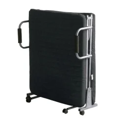Klappbare Gästeliege mit verstellbarer Rückenlehne Gästebett Grau ^ HTI-Living Outlet