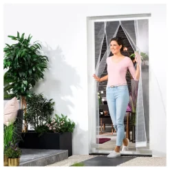 hecht international Klemm-Lamellenvorhang "COMFORT" 100x220cm Weiß / Weiß Discount