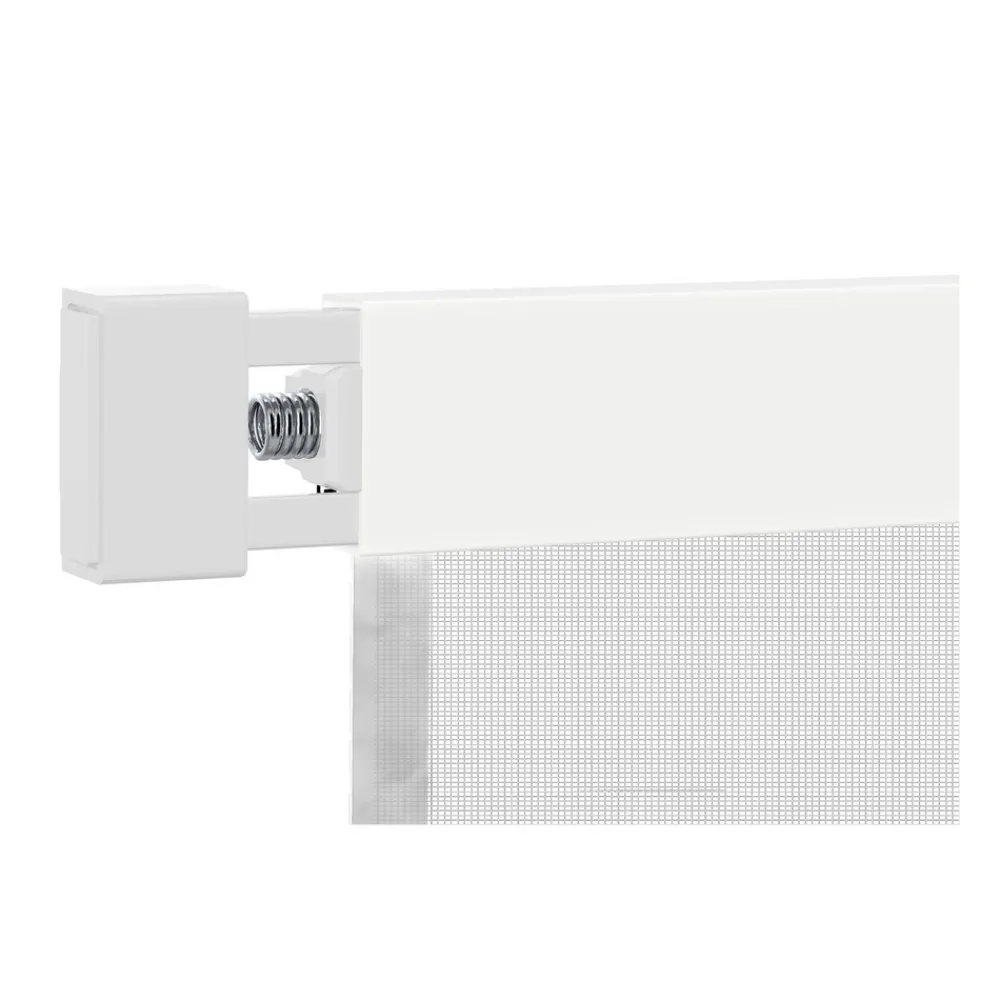 hecht international Klemm-Lamellenvorhang "COMFORT" 100x220cm Weiß / Weiß Discount