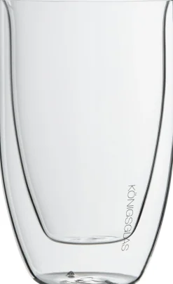 Macchiato, Latte Macchiato-Gläser by Heidenfeld, 300 ml, Set, doppelwandig, handgefertigt (2er Set) ^ Königsglas Discount