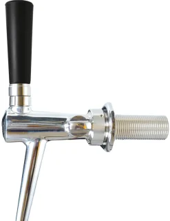 ich-zapfe Kompensatorhahn C-TAP aus Chromnickelstahl, poliert, Length:55 mm