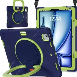 Wigento Kunststoff Aufsteller für Apple iPad Air 13 2026  2025 360 Grad Hybrid Clearance