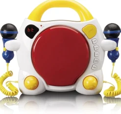 KCD-011KIDS Tragbarer Kinder Karaoke CD-Player mit Bluetooth ^ Lenco Outlet